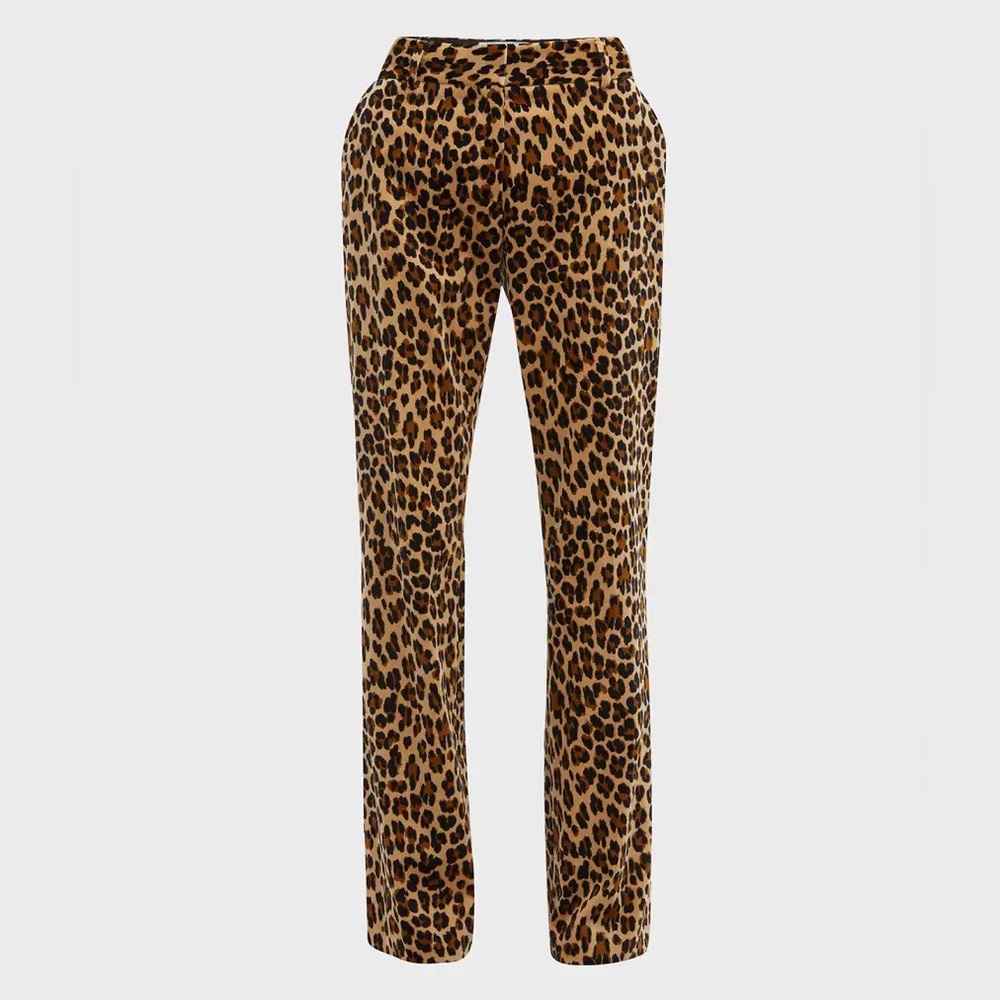 FRAME Classic Cheetah Trousers $695 NEW Size 0 leopard